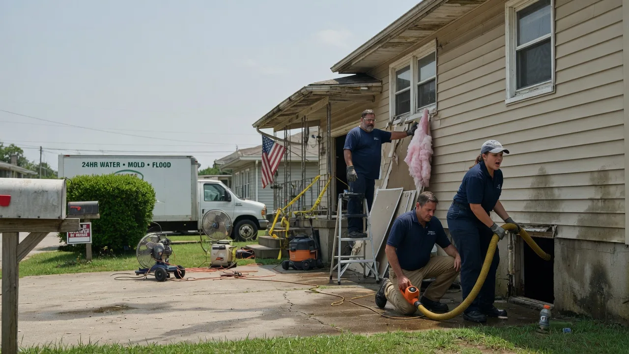 Water Damage Repair in Plaucheville, LA near me